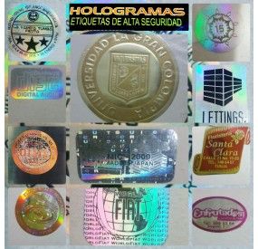 HOLOGRAMAS ETIQUETAS DE...