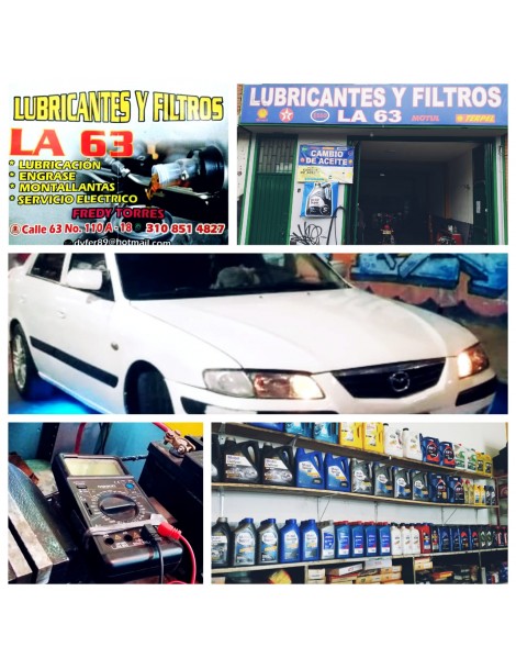 LUBRICANTES Y FILTROS LA 63