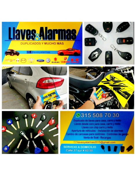 LLAVES & ALARMAS